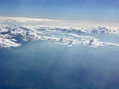 Sky from flight